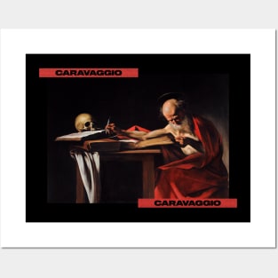 Caravaggio Saint Jerome writing Posters and Art